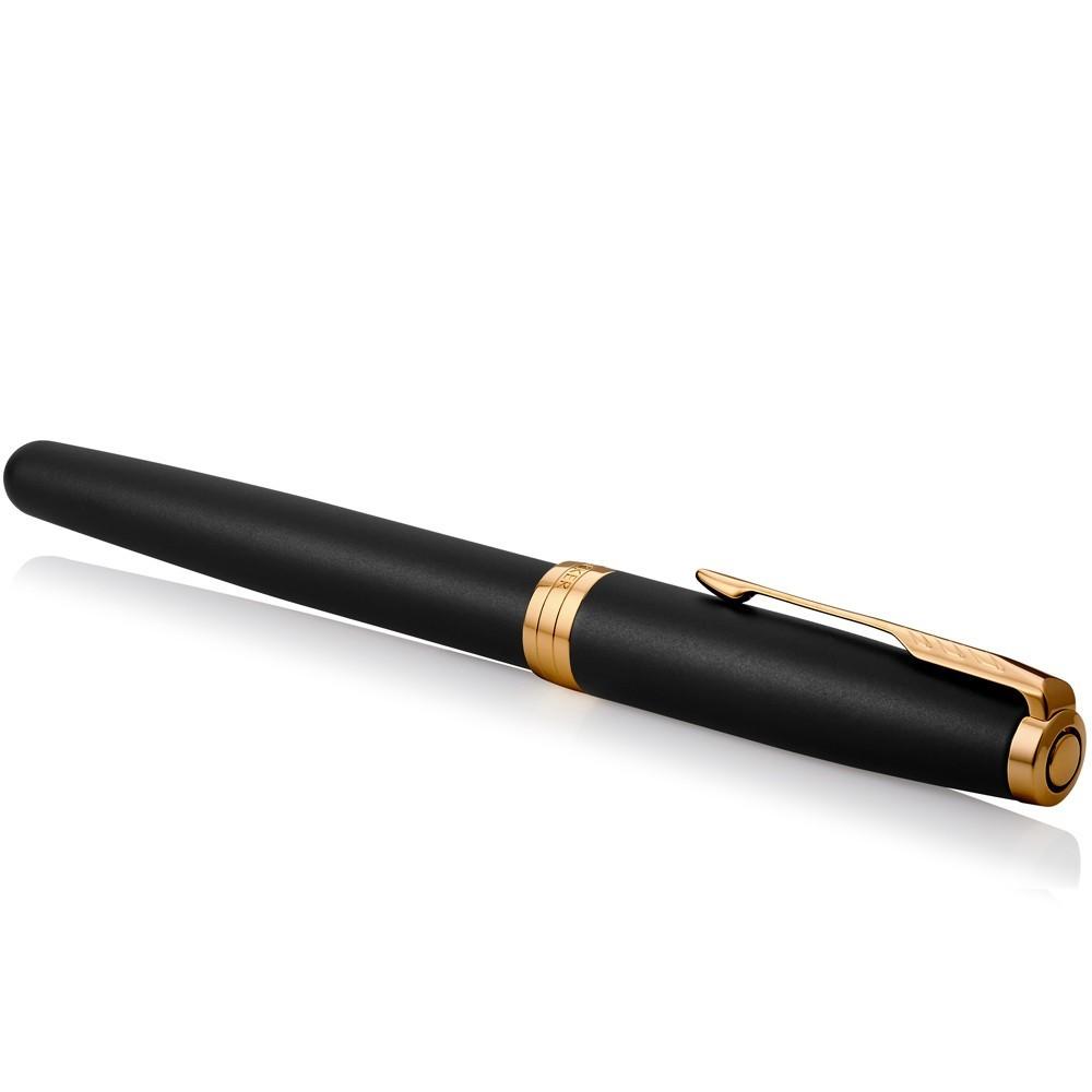 Перьевая ручка Parker Sonnet Matte Black FP F с логотипом Перьевая ручка Parker Sonnet Matte Black FP F с логотипом Фото 4